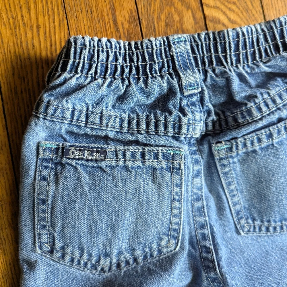 Vintage Oshkosh Bgosh 90's Y2k Girls 4 Butterfly Floral Jeans